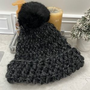 Black knit woman’s hat